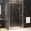 Душевые двери AM.PM Gem 120x195 см стекло прозрачное хром матовый W90UG-120-1S-195MT, прозрачный, хром матовый - миниатюра 2