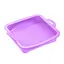 Форма квадратна силіконова для випікання кексів, тортів, пирогів та тістечок 18х18 см, A-plus Фіолетовий 85743 - мініатюра 1
