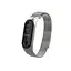 Ремінець для фітнес-браслета Boorui для Xiaomi Mi Band 3 і 4 міланська петля сріблястий - мініатюра 2