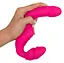 Страпон с вибрацией Vibrating Strapless Strap-On, 21,8 см (розовый) - миниатюра 2