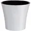 Вазон Santino Арте 1.2 л чорно-білий (ART12WHT/BL) - мініатюра 1