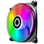 Вентилятор 120 мм GameMax Big Bowl чорний 120х120х25 мм ARGB підсвічування 1200 об/хв 28.8 дБ 3-pin/Molex/3-pin ARGB - мініатюра 1