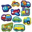 Детский набор магнитов "Транспорт" VT3106-35, 10 магнитов - миниатюра 3