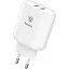 Адаптер-блок живлення мережевий Baseus Bojure 2 USB 3.0 A QC 3.0 18W білий - мініатюра 1