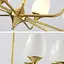 Светодиодная люстра Георгина 5035 (Золотая) на 5 плафонов - миниатюра 4