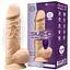 Фалоімітатор із вібрацією SilexD Norman Vibro Flesh (Model 1 size 8,5") + LRS, діаметр 5 см - мініатюра 1