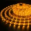 Світлодіодна гірлянда Дюралайт у шлангу 50м з перехідником Золотий - мініатюра 3