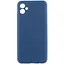 Чехол Lakshmi Silicone Cover Full Camera AA для Samsung Galaxy A06 Синий/Navy Blue - миниатюра 1