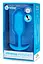 Анальна пробка B-Vibe Vibrating Snug Plug 3, 13.8 см (блакитна) - мініатюра 2