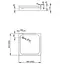 Душовий піддон Radaway Siros C 90x90 SBC9917-1 - мініатюра 5