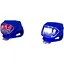 Ліхтар блимавка комплект Good Bike Silicon LED в силіконовому корпусі 2 шт. сині (92325Blue-IS) - мініатюра 1