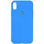 Чехол Epik Silicone Case Full Protective AA для Apple iPhone X/XS 5.8 Голубой/Blue - миниатюра 1