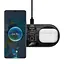 Бездротовий зарядний пристрій Baseus Digital LED Display 2in1 Wireless Charger 20W Black Universal version - мініатюра 5