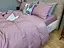 Комплект постельного белья Washed Cotton из вареного хлопка Розовый Маув Mauve - миниатюра 3