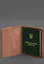 Кожаная обложка для военного билета с карманами 7.2 светло-коричневый краст - миниатюра 4
