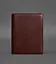 Шкіряний блокнот на сегрегаторі (м'яка обкладинка на кільцях) 13.0 бордовий - мініатюра 1
