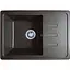 Кухонна мийка Romzha Trei 62 Antracit (902) - мініатюра 1