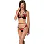 Комплект білизни Passion Peonia Set XXL/XXXL red бра трусики - мініатюра 1
