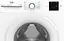 Стиральная машина Beko фронтальная 8 кг 1000 A+++ (-10%) 55 см дисплей инвертор ПАВ белый - миниатюра 6