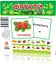 Развивающие карточки "Фрукты" (110х110 мм) 66424 на укр./англ. языке - миниатюра 1