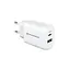 Зарядний пристрій ArmorStandart AR-T202WEU 20W GaN USB-C+ USB-A White (ARM89531) - мініатюра 1