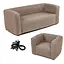 Комплект надувной мебели Wall Sticker SW-00002656 диван и кресло коричневый - миниатюра 1