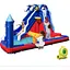 Надувний Аквапарк Costway Slide 6-в-1 з гіркою для скелелазіння (без вентилятора) - мініатюра 2