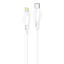 Кабель Proove Simple Silicone Type-C to Lightning 27W (1m) white - мініатюра 1