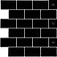 Самоклеящаяся полиуретановая плитка Wall Sticker черный кирпич 305х305х1 мм (D) SW-00001186 - миниатюра 1