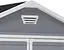 Садовый пластиковый домик Keter Manor 6x5 DD серо-белый - миниатюра 3