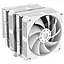 Кулер для процесора GameMax Twin 600 білий алюміній/мідь 2x120 мм для Intel 1700/1200/115x AMD AM5/AM4 до 250 Вт висота 155 - мініатюра 1