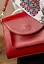 Жіноча шкіряна сумка Liv червоний краст - мініатюра 5