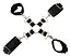 Фіксатори з наручниками Pipedream Heavy-Duty Hogtie Kit чорний - мініатюра 2