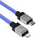 Кабель Baseus CoolPlay Series Fast Charging Cable Type-C to iP 20W 2m Blue - мініатюра 7
