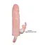 Насадка на пенис Baile Brave Men Vibro Penis Sleeve 17 см телесный - миниатюра 5