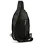 Модный рюкзак слинг на одну шлейку черный TARWA 17х7х33.5 см sum0028454 - миниатюра 3