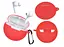 Чохол-накладка DK для Oppo Enco Buds 2 W14 Silicone Candy Friendly з карабіном (016044) (red) - мініатюра 2