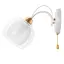 Бра Brille LK-629W/1 E27 WT+FG настенное накладное шаровое - миниатюра 5