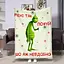 Плед 3D новорічний Грінч Аж Незручно, плюшевий, 160x200 см - мініатюра 1