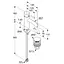 Смеситель для умывальника Kludi Bozz 75 DN 15 черный мат 382663976 - миниатюра 3