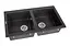 Кухонная мойка гранитная Miraggio Westeros black 875x504x199 00212207, Черный - миниатюра 2