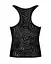 Мужская полупрозрачная майка-борцовка с узором Obsessive T103 tank top черная S/M/L - миниатюра 6