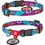 Нашийник для собак Waudog Nylon нейлоновий з QR паспортом, малюнок Літо, пластиковий фастекс, XS, Ш 10 мм, Дов 20-30 см - мініатюра 1
