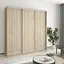 Шафа-купе тридверна MebelStar Стандарт AL 3ДСП 200x45x210 см Дуб сонома (MBS-2844) - мініатюра 1