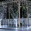 Гірлянда штора Водоспад 3х3 м 320 LED (прозорий шнур з перехідником) Біле світло - мініатюра 4