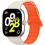 Ремешок DK для Xiaomi Mi Band 8 Pro Silicone Shaped Magnetic Band (018838) (ivory / orange) - миниатюра 2
