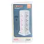 Сетевой фильтр-удлинитель Yiwu HP-5-9MF TOWER B24 2,8 м 12 розеток 3USB + 1PD LED-лампа белый  - миниатюра 10