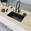 Черная мойка Nett NB-7042 врезная с PVD покрытием многофункциональная - миниатюра 3
