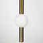 Led светильник латунный в вертикальной форме 60 см на 3 режима | Line F | Арт. YG517 wB/600 VL AB - миниатюра 3