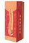 Вибратор Dreamtoys Glam Flexible Ribbed Vibe 22 см оранжевый - миниатюра 4